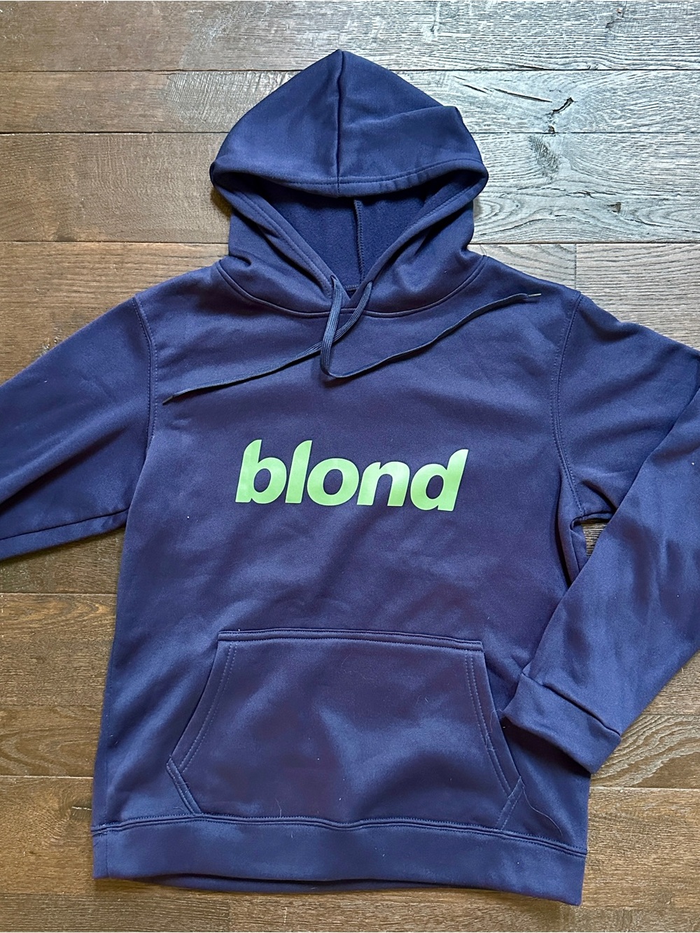 Frank Ocean ‘Blond' Graphic Hoodie Navy Medium